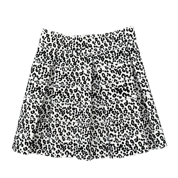 Endless Rose Women's Black Animal Print A-Line Skirt Size M - Picture 1 of 4